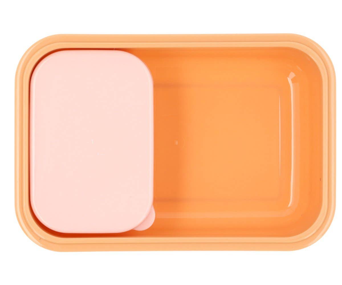 Boîte à Déjeuner Enfant Bento Rayures Rose
