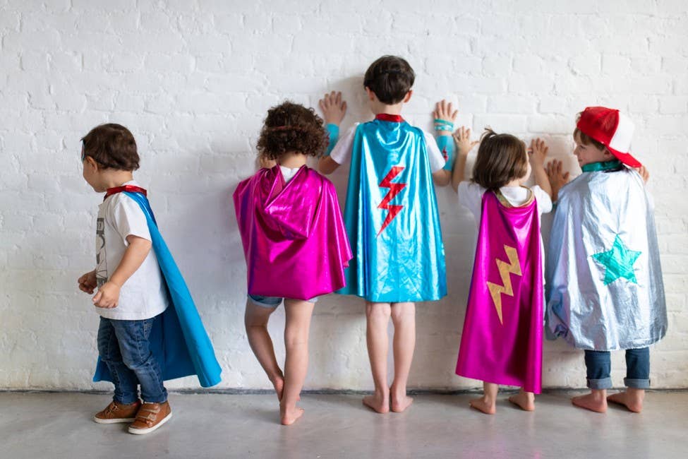 Blaues Superhelden-Kostümset