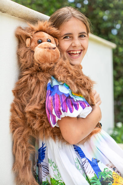 Sac à dos Peluche enfant Singe - Wild & Soft