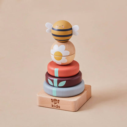 Jeu Jouet à Empiler pour Enfants en Bois Just Bee Kids