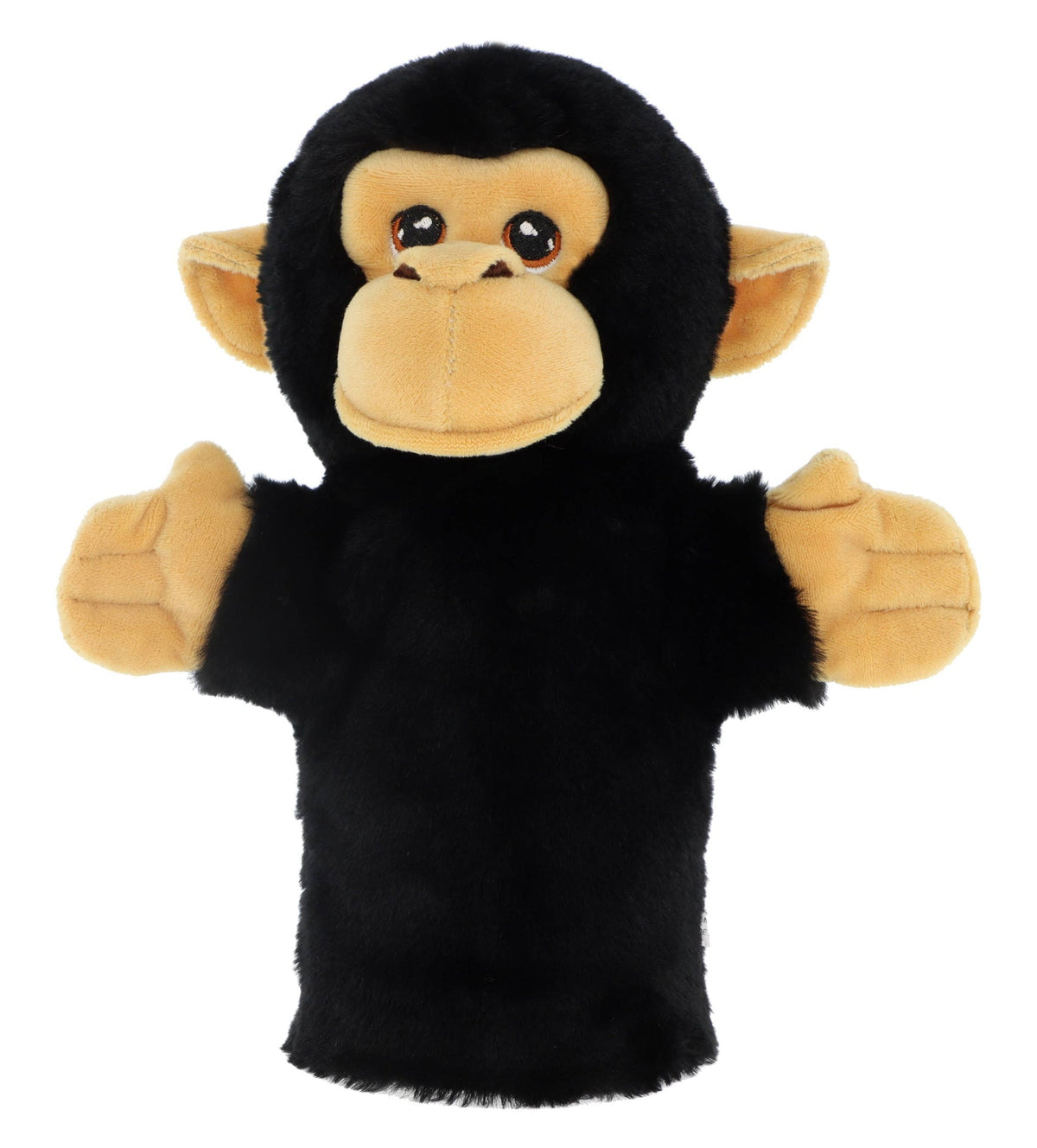 Marionnette chimpanzé noir Keeleco 27 cm