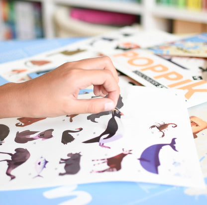 Tiere der Welt – Stickerposter – Discovery 5+