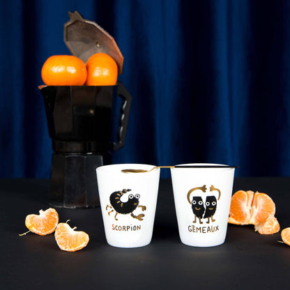 Tasse en porcelaine Signes du zodiaque