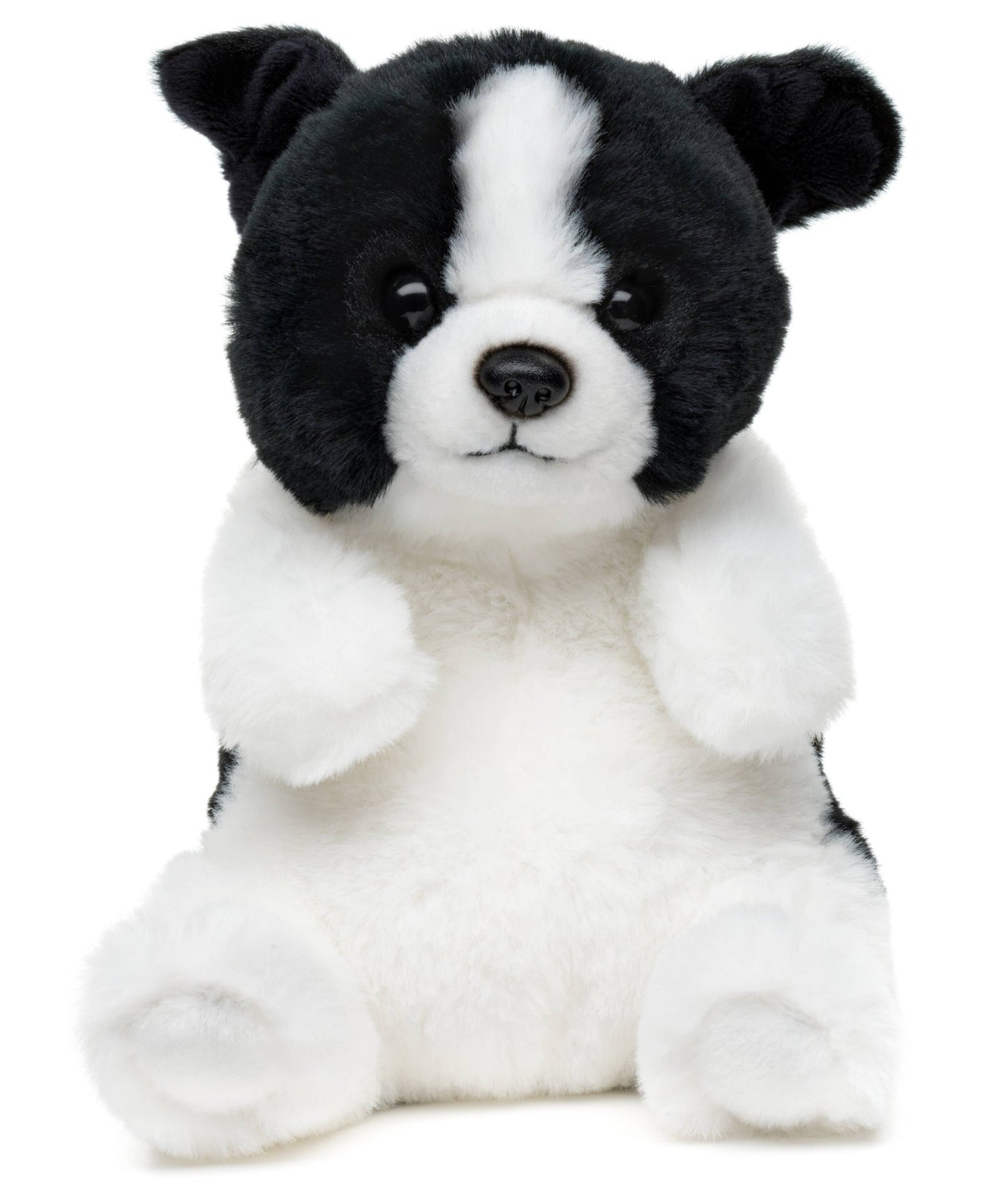 Peluche Border Collier assis kawaii