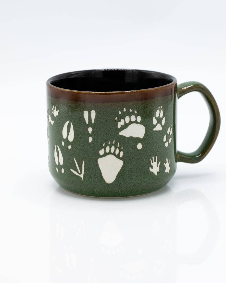 Mug Sculpté à la Main avec Empreintes D'animaux (430 ml) – produit scientifique Cognitive Surplus EU, vue 1