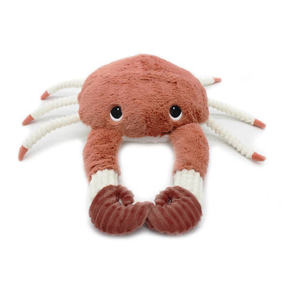 Peluche Ptipotos Maman et Bébé Crabe - Terracotta