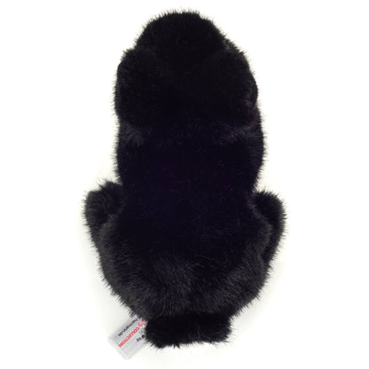 Peluche Lapin Noir Assis - Teddy Hermann