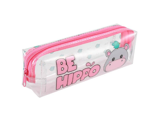 "Be Hippo" PVC pouch