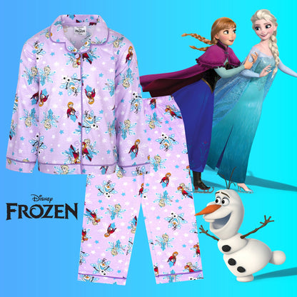 La Reine des Neiges Pyjama with Buttons