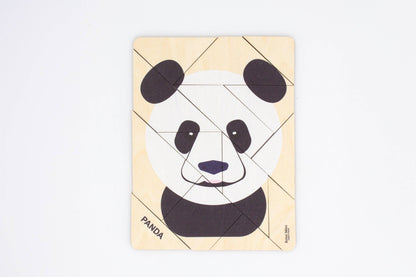 Panda-Holzpuzzle