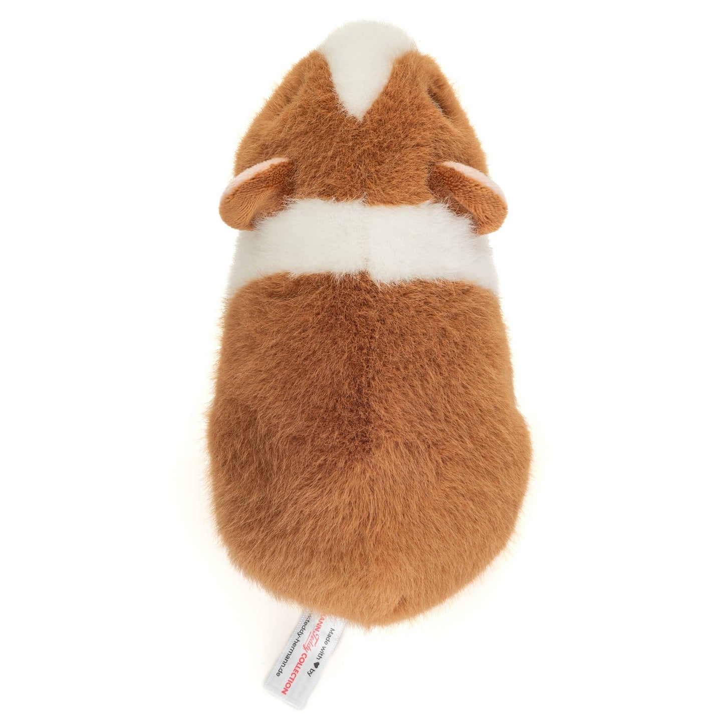 Peluche Cochon d'Inde brun clair-blanc