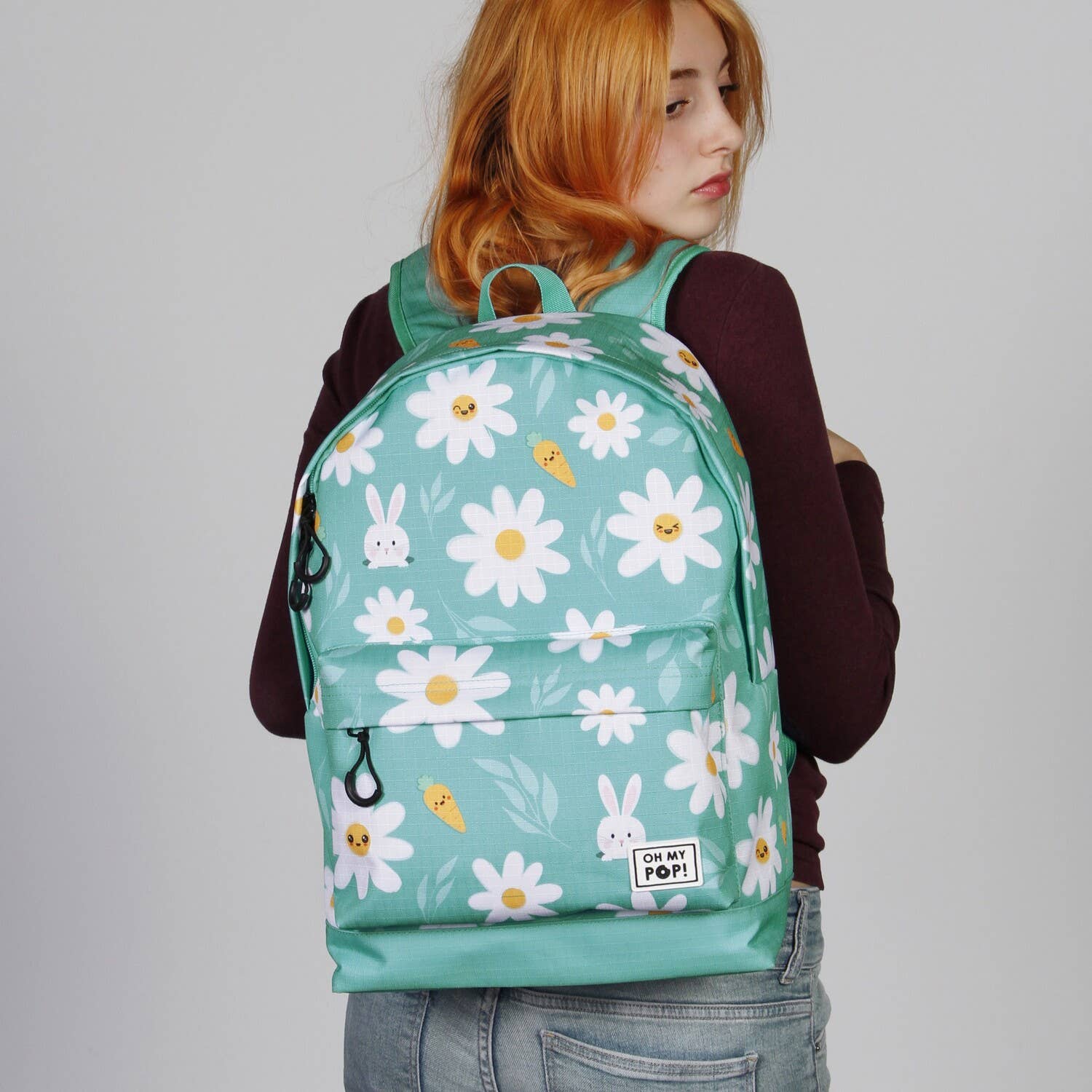 Sac à Dos HS FAN 2.2 Oh My Pop! « Blooming » – Turquoise