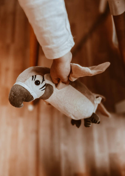 Pierre the Talking Parrot Plush - Nude