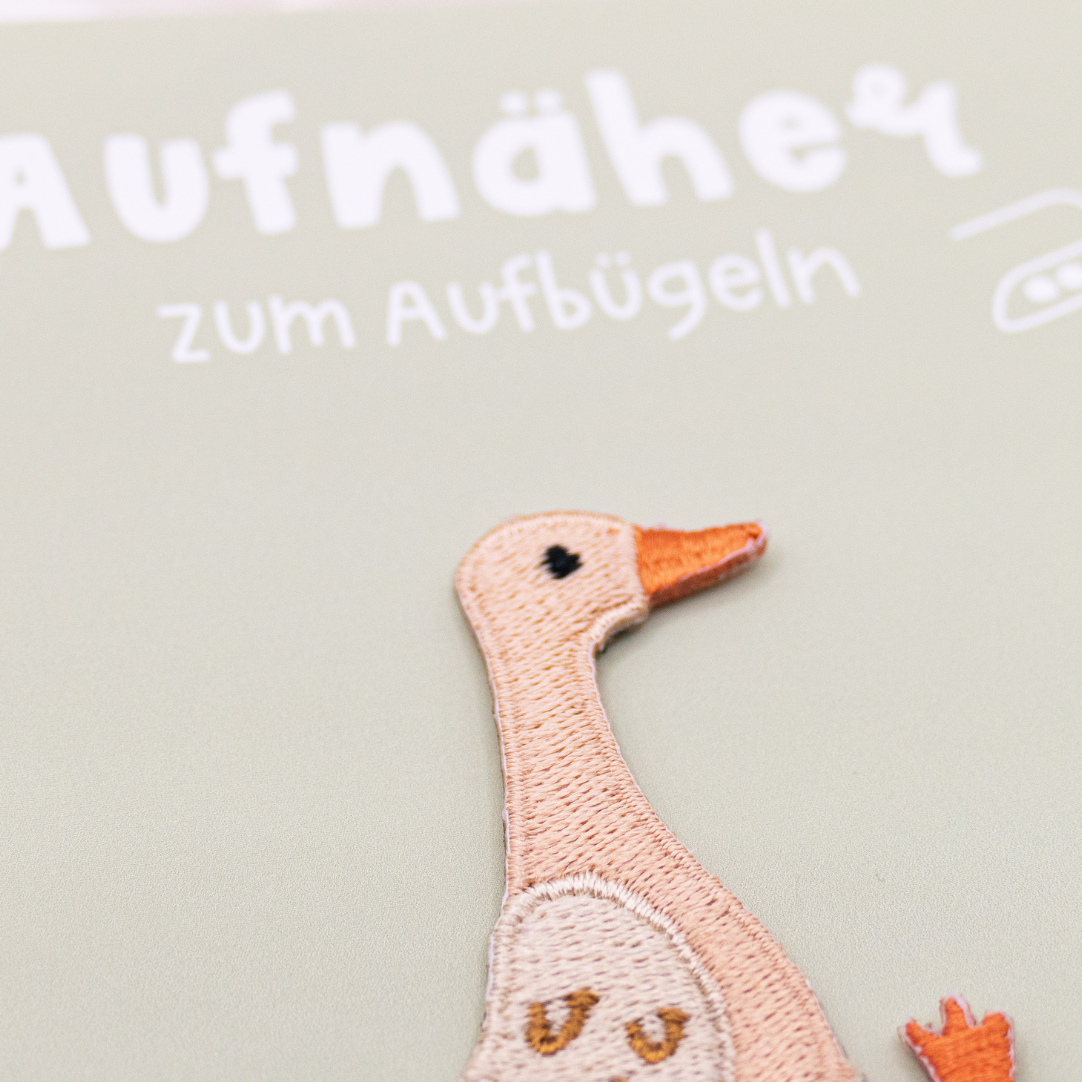 Bügelbild Ente