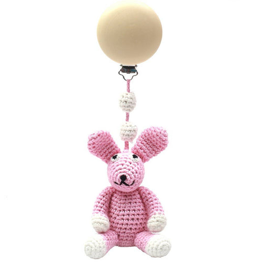 Elefanten-Kinderwagenhaken - Rosa