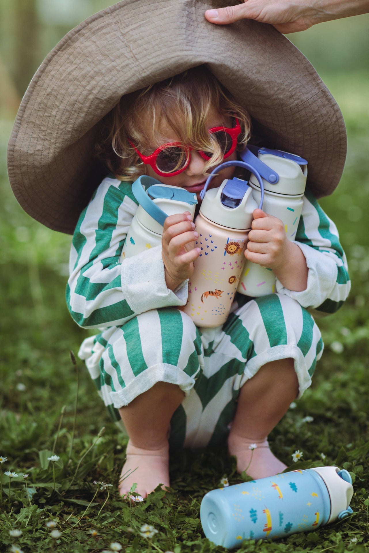 Fruchtige, isolierte Edelstahl-Trinkflasche für Kinder
