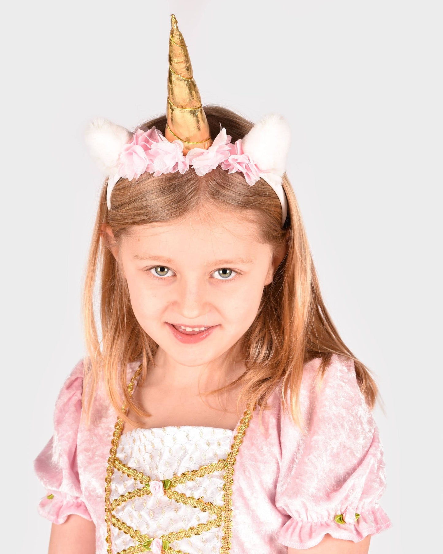 Unicorn Headband with Flowers