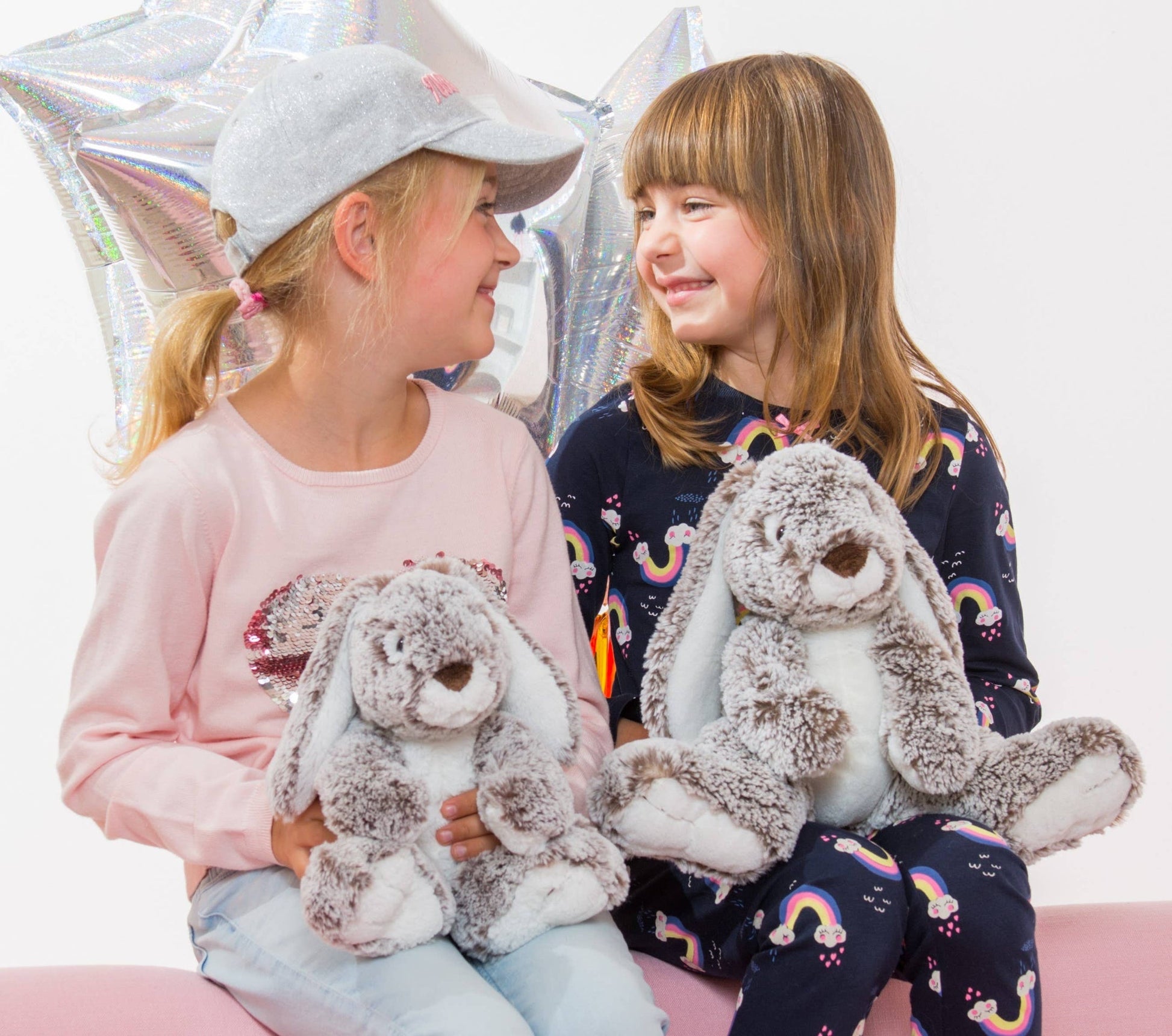 Peluche Lapin Gris - Teddy Hermann