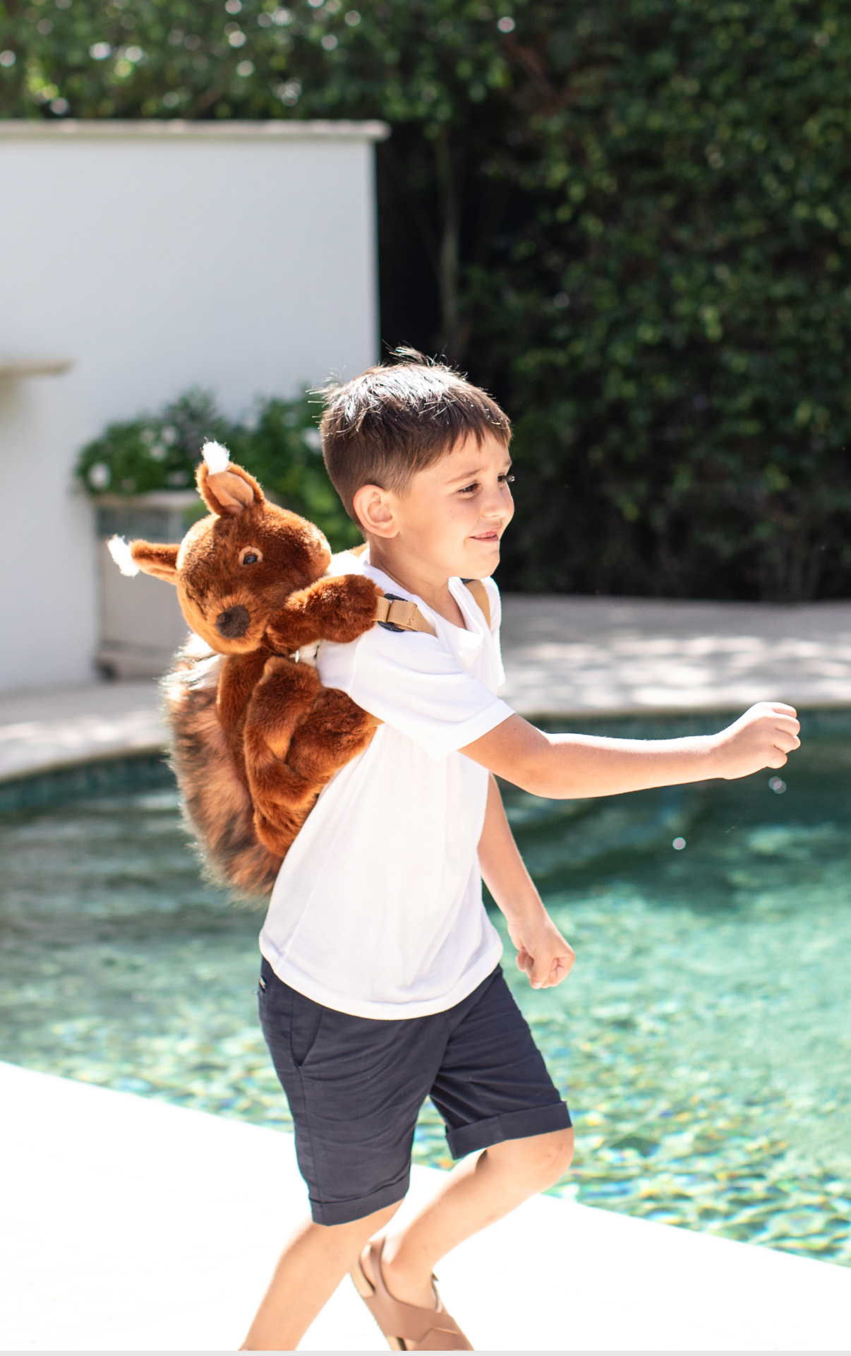 Kids' Squirrel Plush Backpack