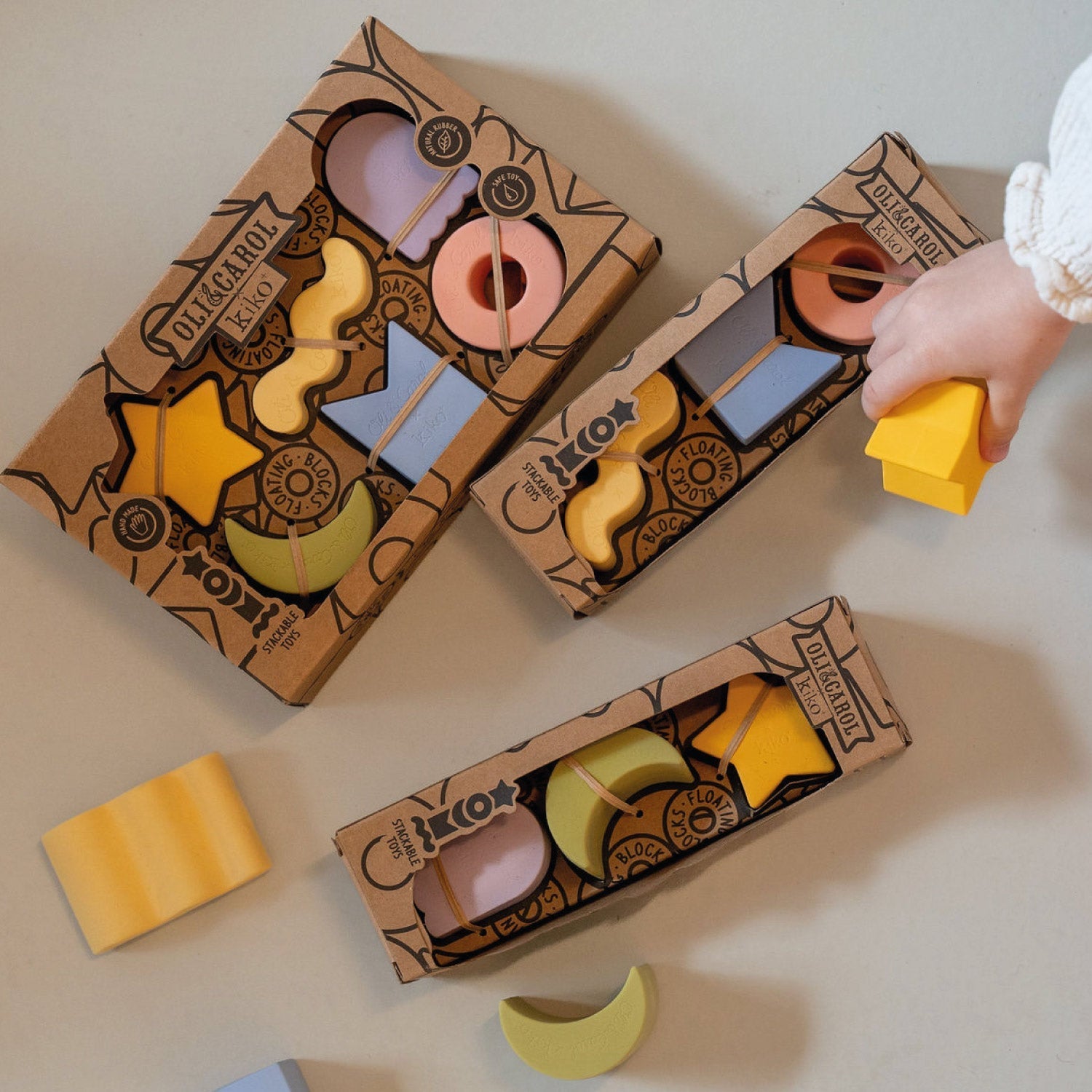 3 formes géométriques Cercle – Blocs à empiler bébé – vue produit 6