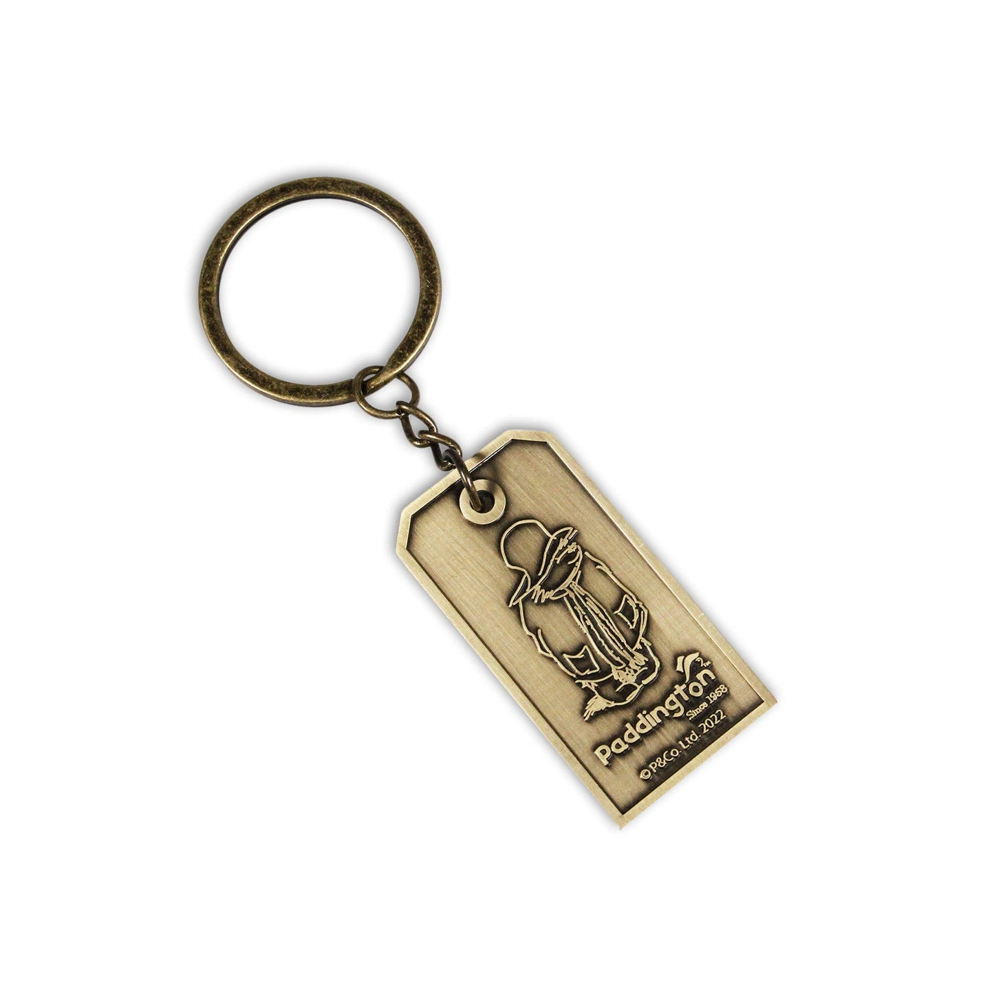 Porte-clés Paddington - Tag doré