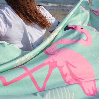 Strandtuch Flamingos