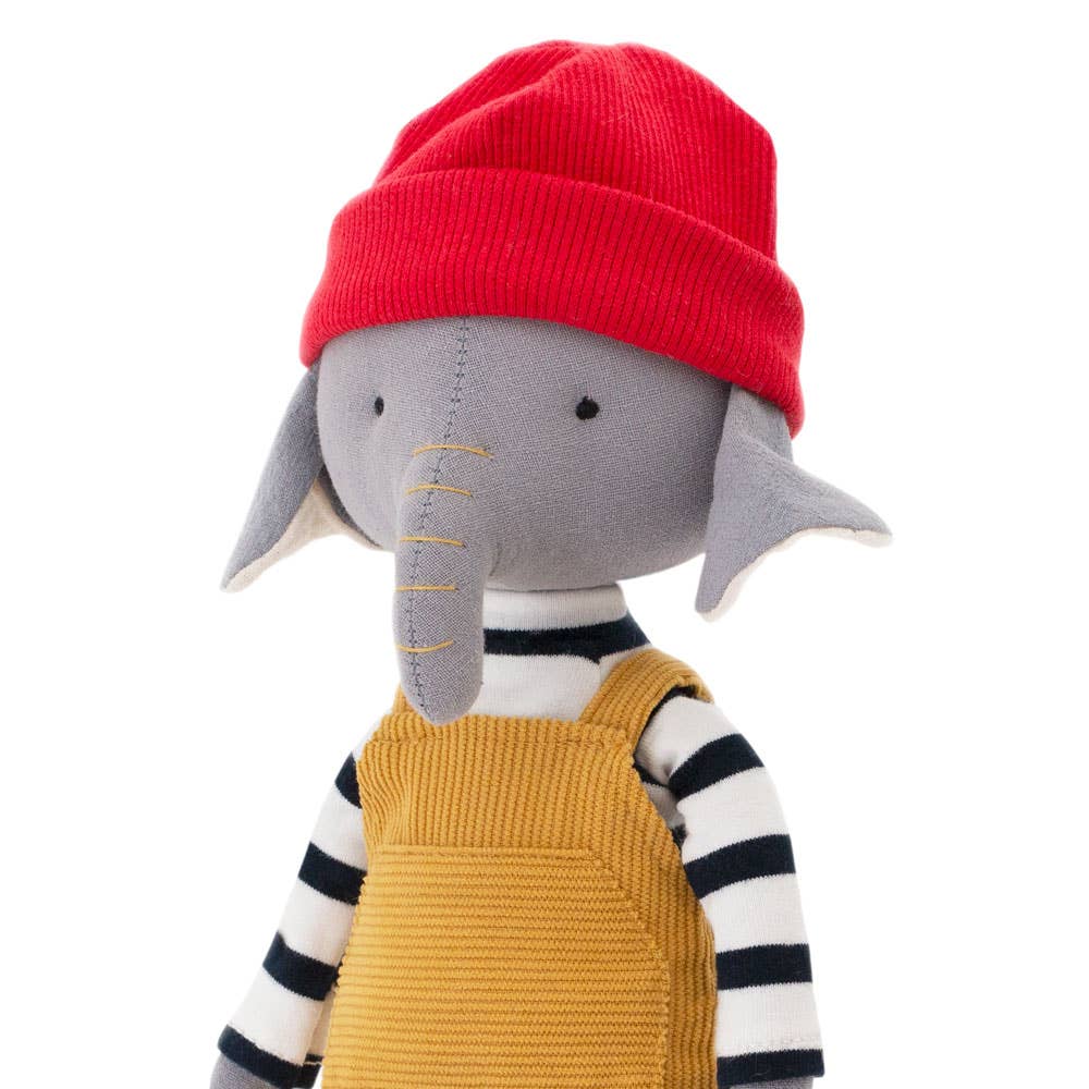 Plüschtier aus Baumwolle, Elefant Alicio – 29 cm – ab 0 Monaten