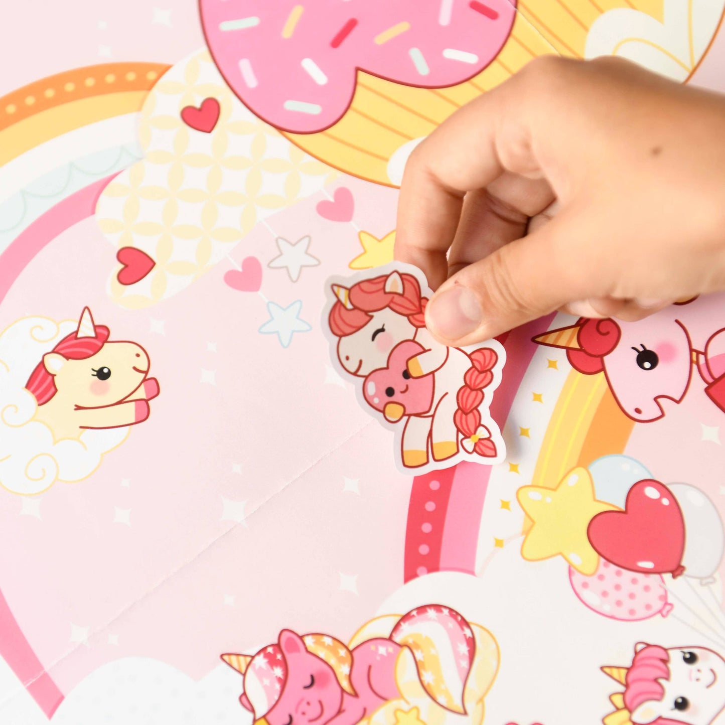 Kreative Poster als Aufkleber – Einhörner