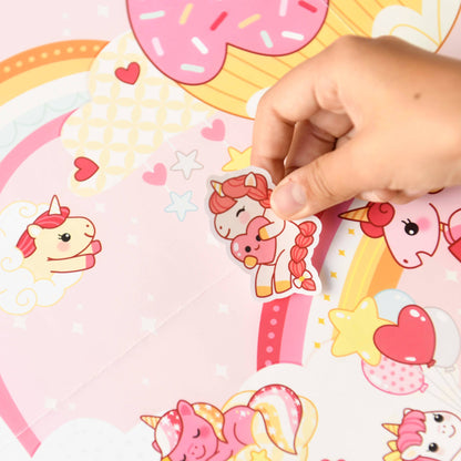 Kreative Poster als Aufkleber – Einhörner