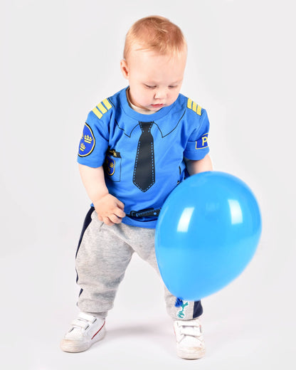 T-Shirt Polizei aus Bio-Baumwolle 98-104 cm 2-4 Jahre
