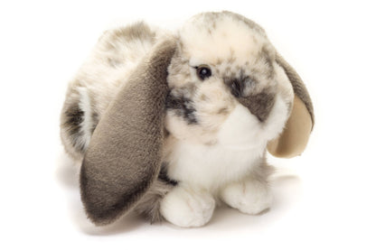 Peluche Lapin Bélier Gris et Blanc - Teddy Hermann