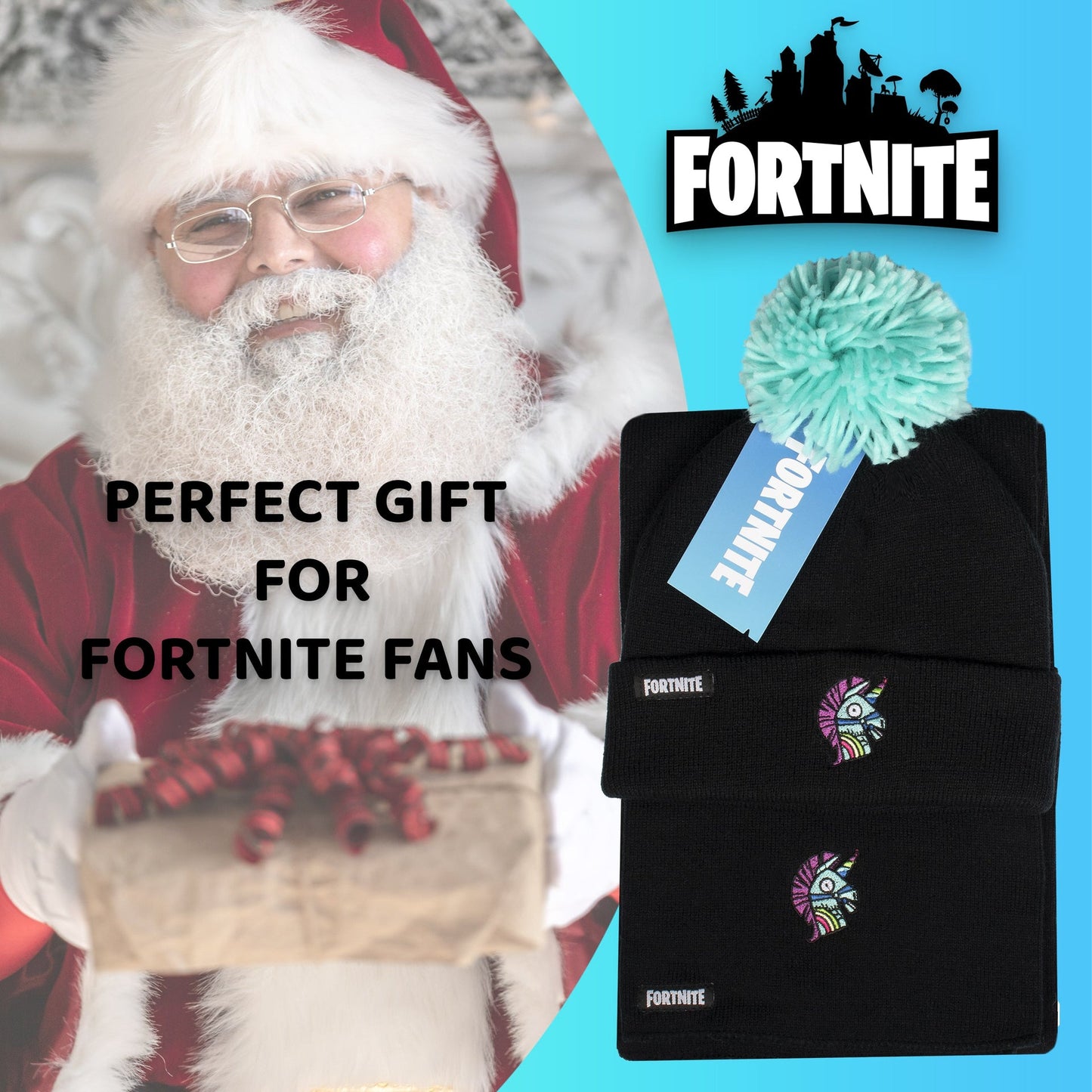 Fortnite Hat & Scarf Set- Llama