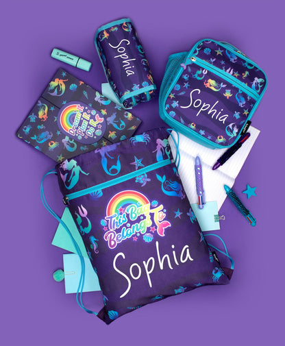 Magnetic Weekly Planner – Purple Mermaids