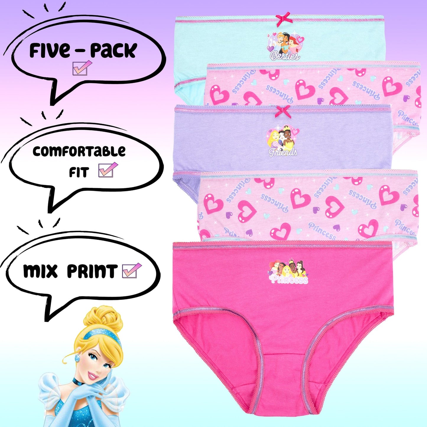 Disney Princess Underwear