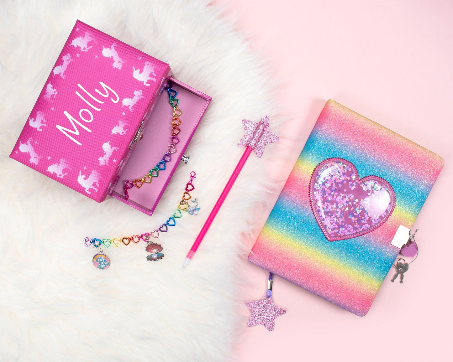 Pailleté Journal secret – Heart