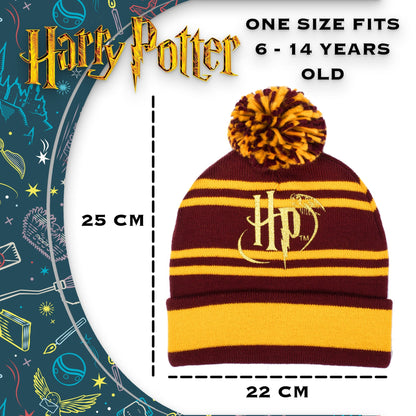Harry Potter Winter Hat – Burgundy