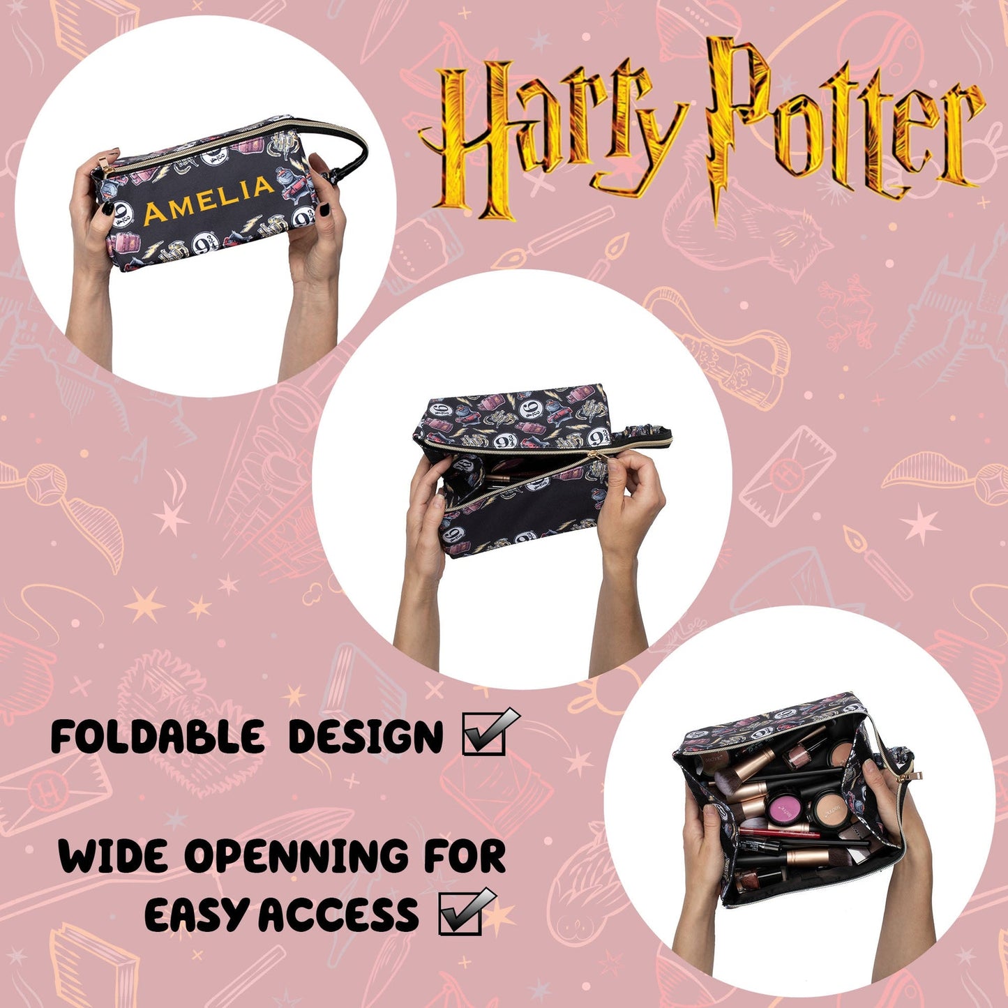 Harry Potter Trousse de maquillage – noir