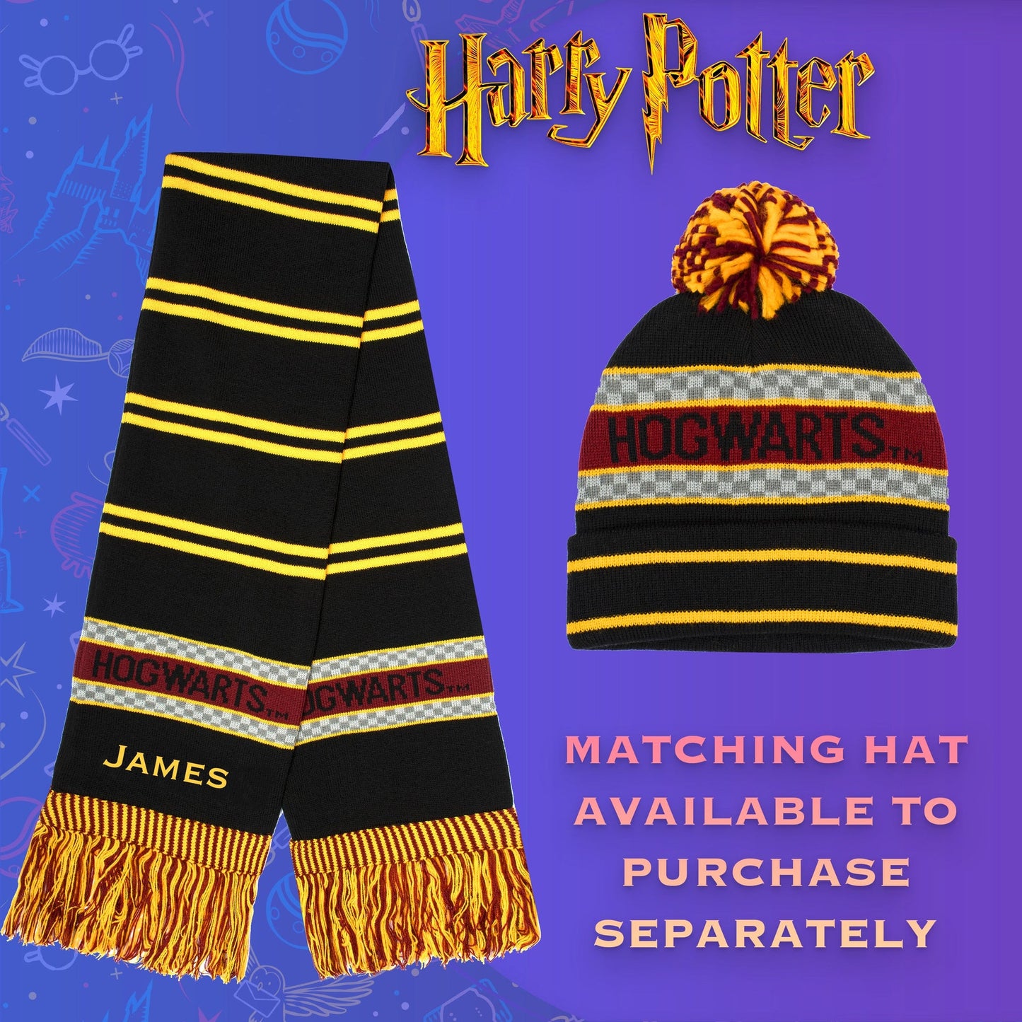 Harry Potter Scarf – noir
