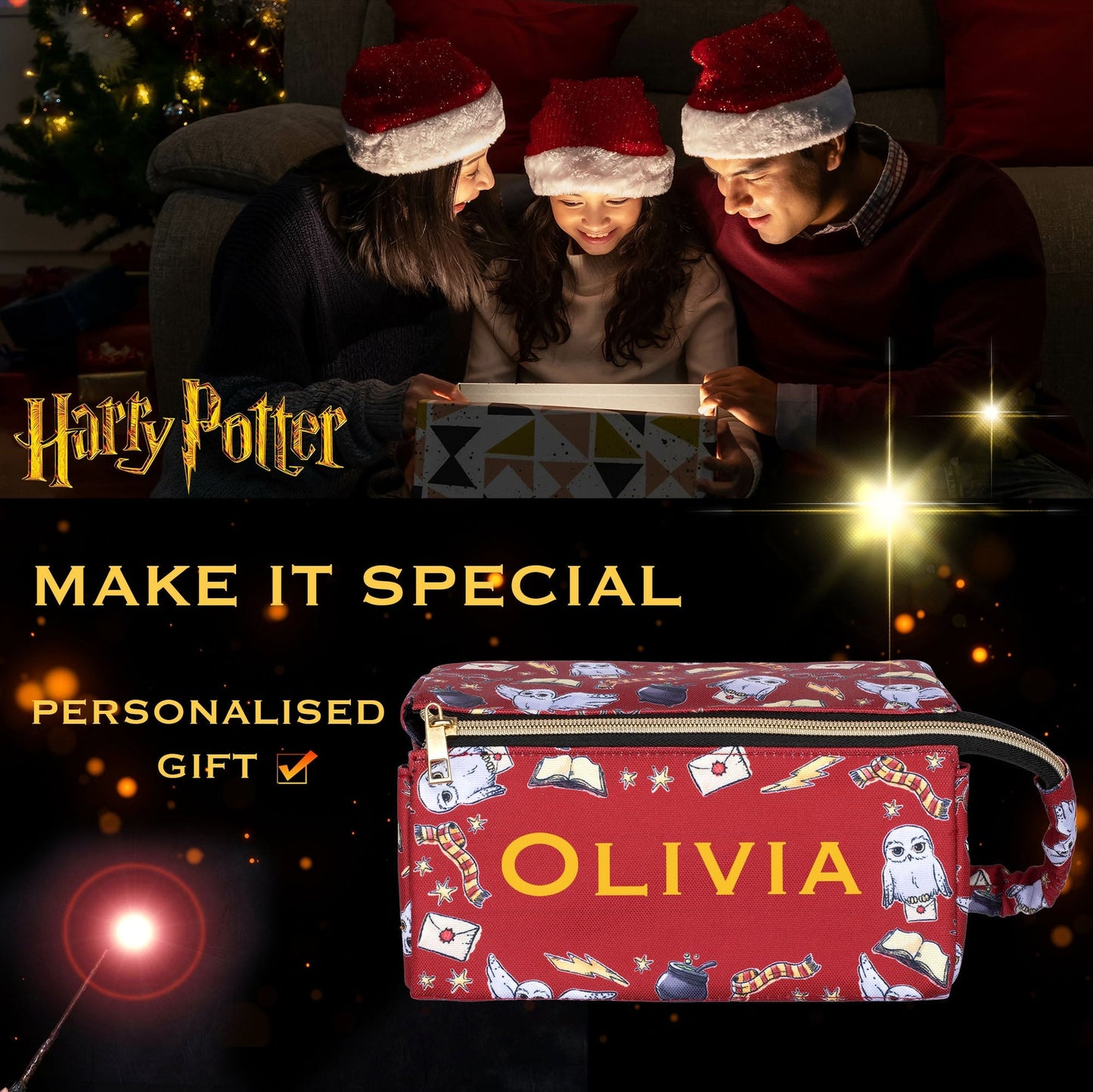 Harry Potter Trousse de maquillage – Burgundy