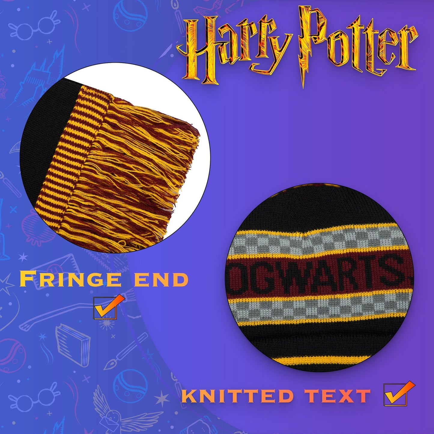 Harry Potter Scarf – noir