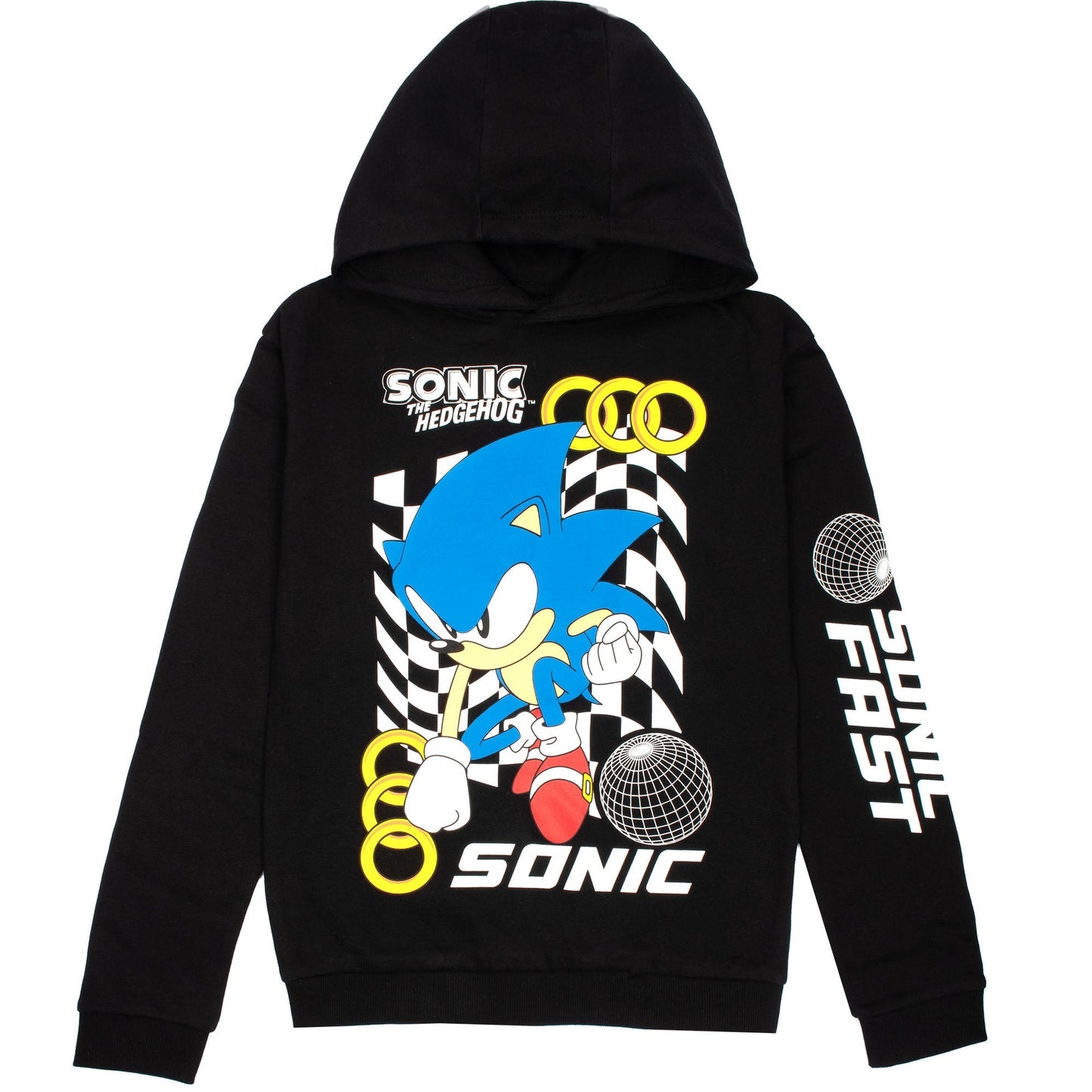 Sweat à capuche Sonic – THE HEDGEHOG Boys – 100% Cotton Hooded