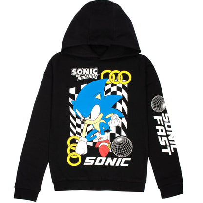 Sweat à capuche Sonic – THE HEDGEHOG Boys – 100% Cotton Hooded