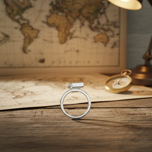 Transport Truck Keychain