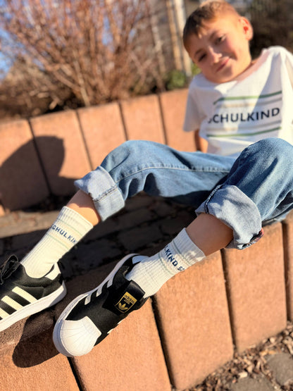 T-shirt Schulkind bleu pastel – vue produit 8