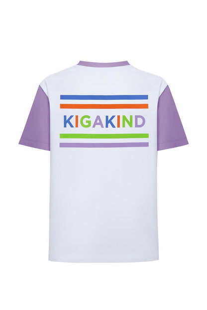 T-shirt KIGAKIND violet – vue produit 2