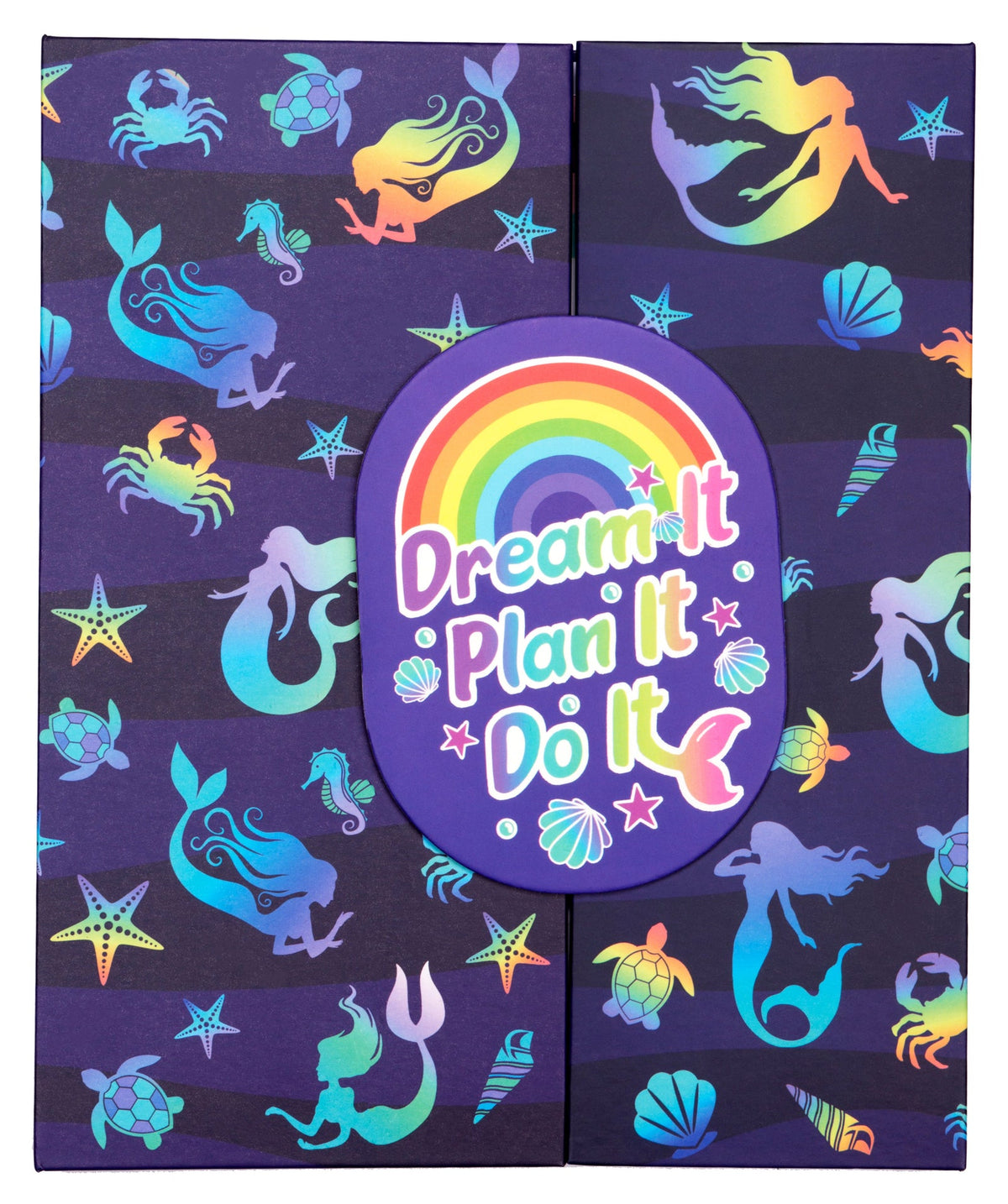 Magnetic Weekly Planner – Purple Mermaids