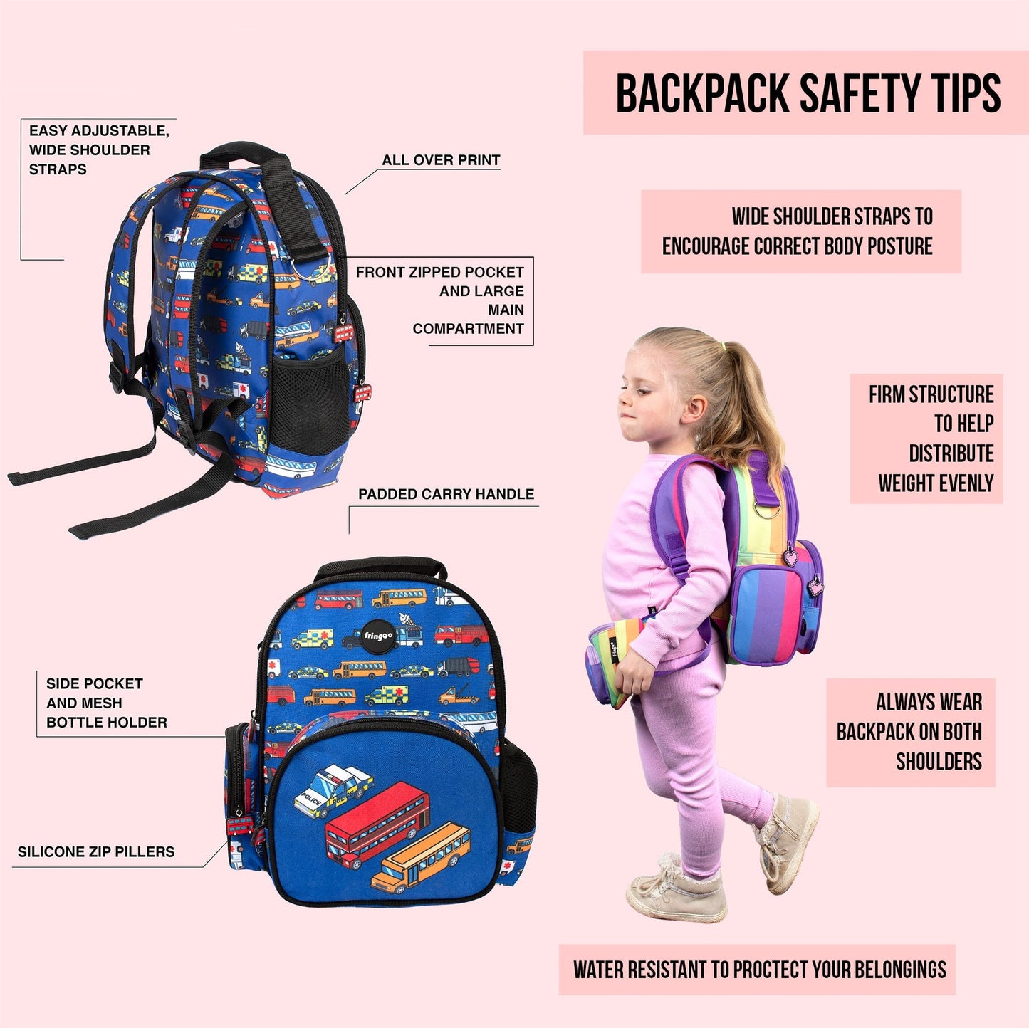 Enfant Sac à dos – Traffic Jam