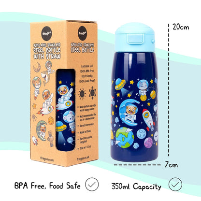 Gourde en acier inoxydable 350ml – Cool Space