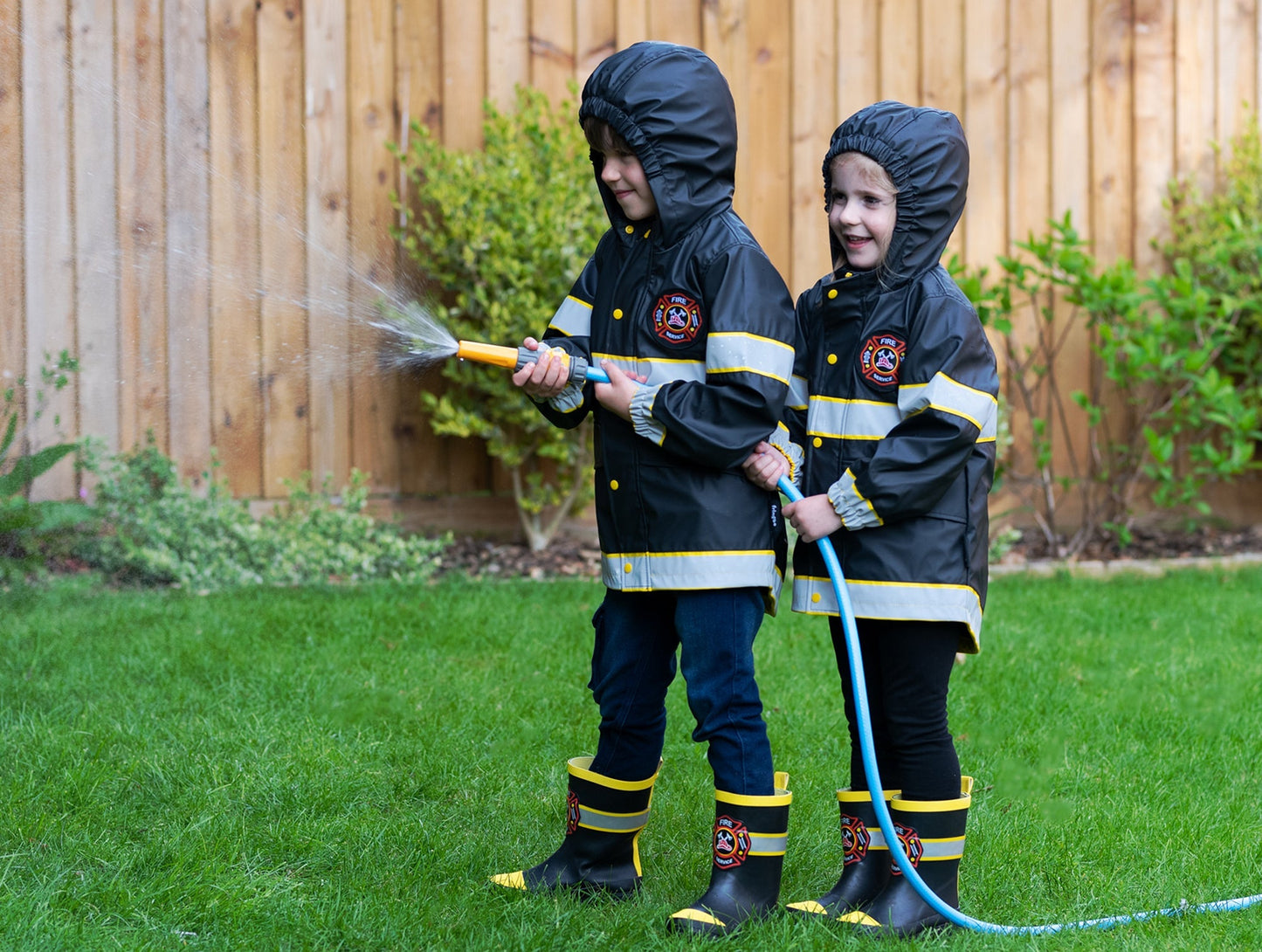 Regenmantel – Feuerwehrfrau