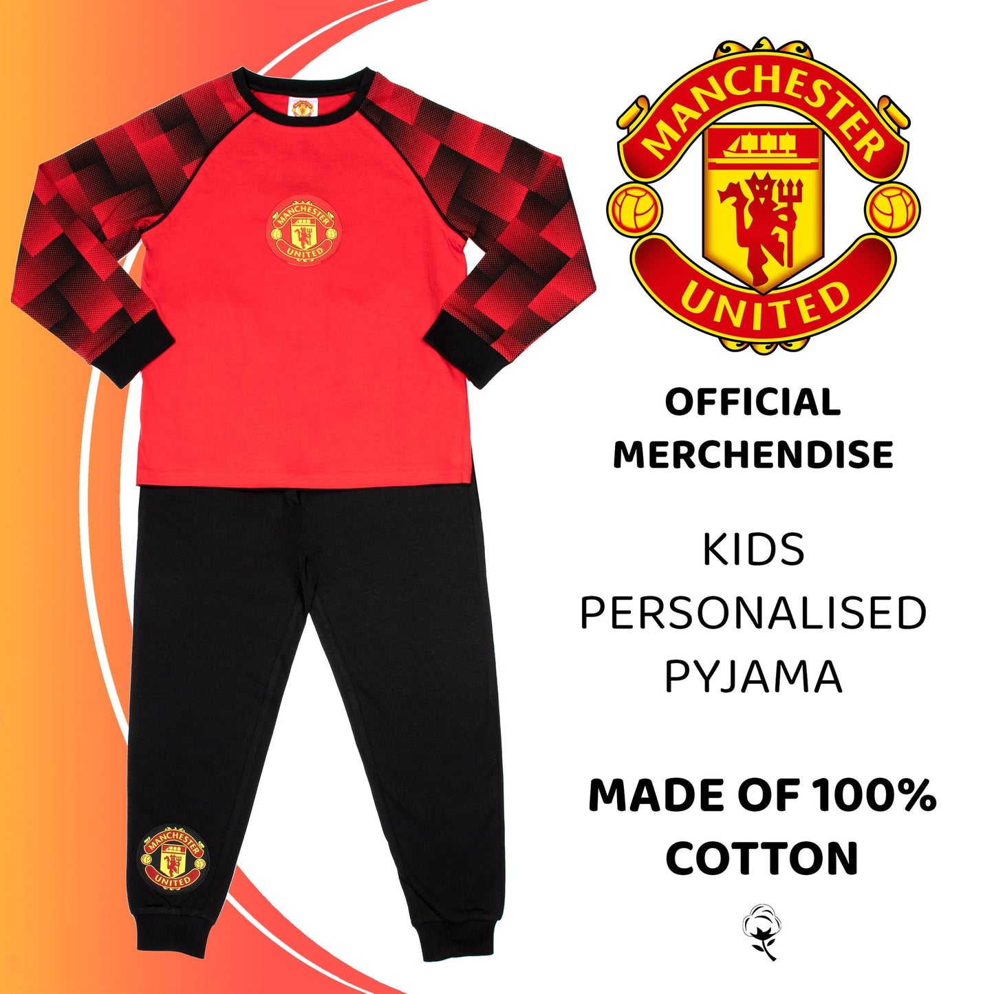 Manchester United F.C Pyjamas rouge